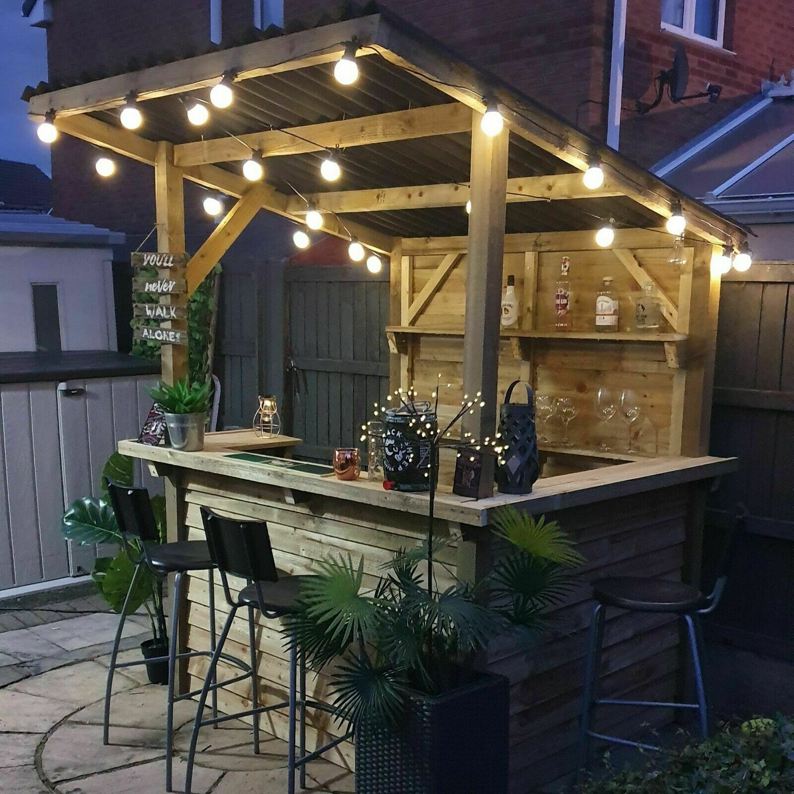 Garden Bar - Outdoor Home Wooden Bar Kit