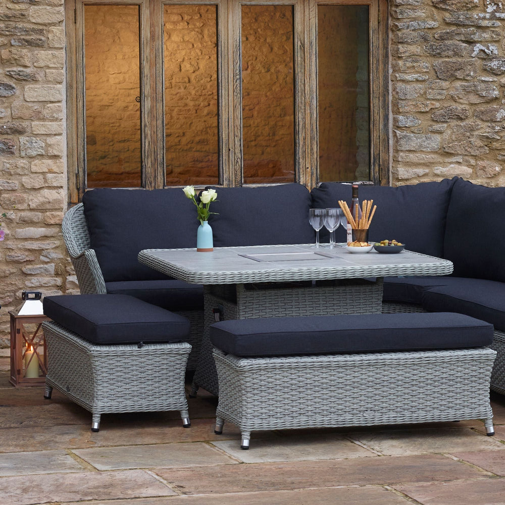 Bramblecrest Chatsworth Square Modular Fire Pit Set