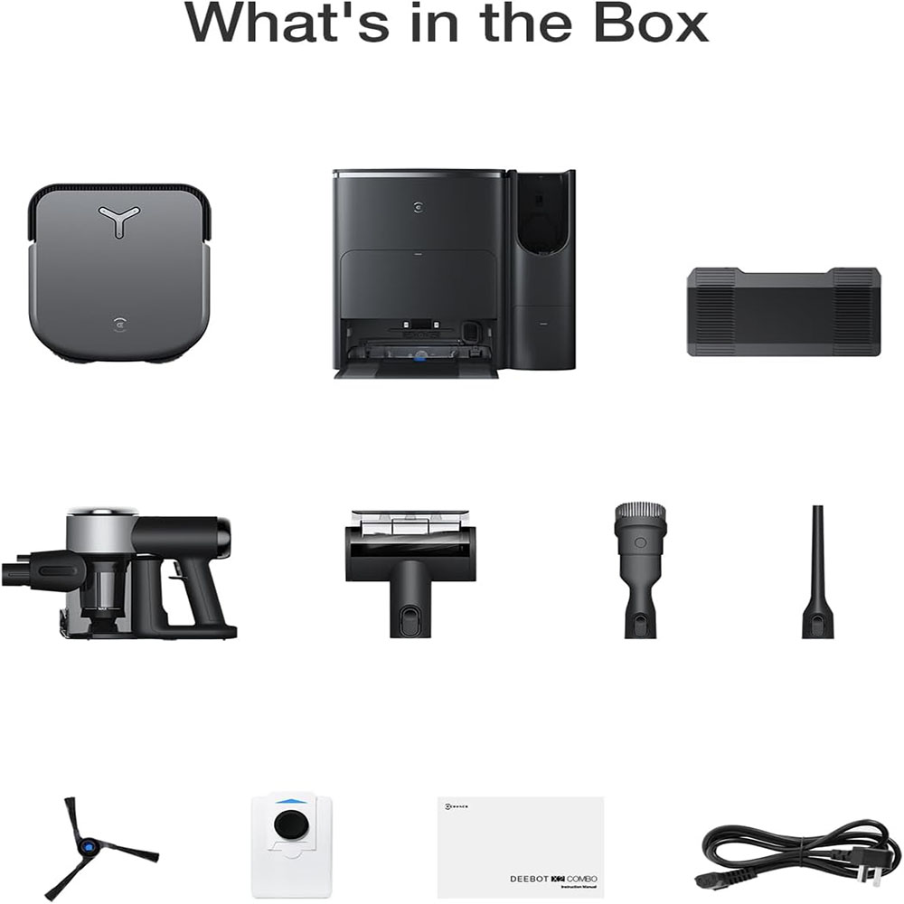 ECOVACS DEEBOT X2 Combo Robot Vacuum Cleaner and Mop