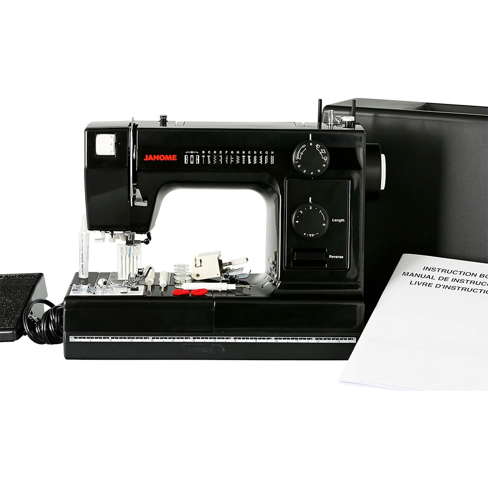 Janome HD1000BE HD1000 Black Edition All Metal Body Sewing Machine