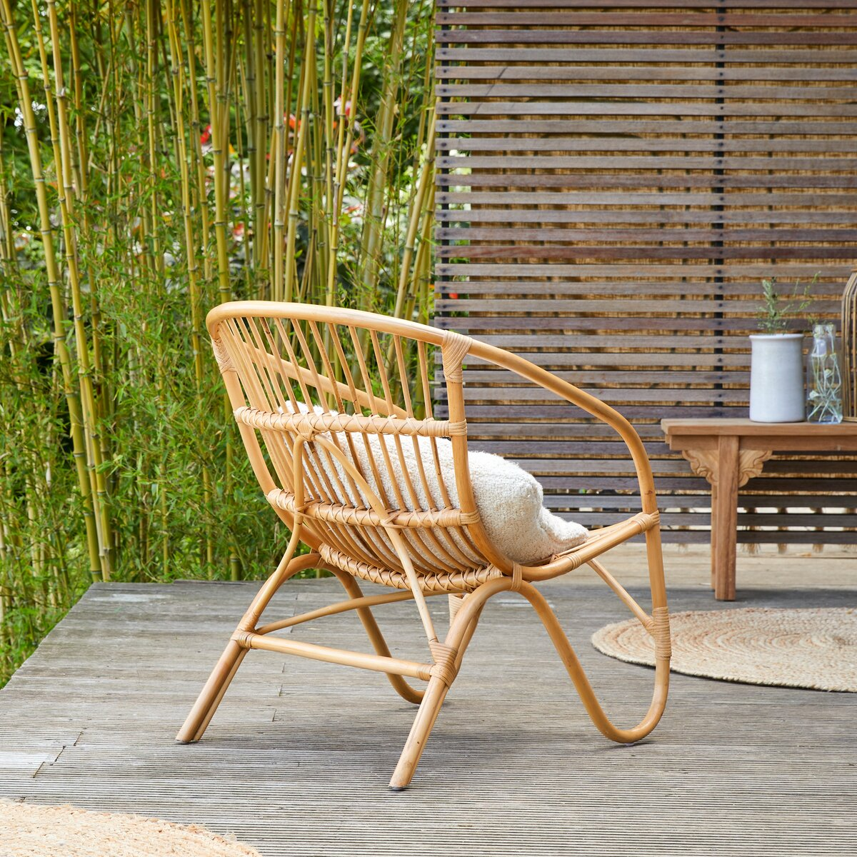 Rattan garden Armchair