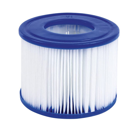 Outdoor portable inflatable hot tub spa for 4 persons with 120 nozzles, pumps, 2 filter elements and bathtub cover