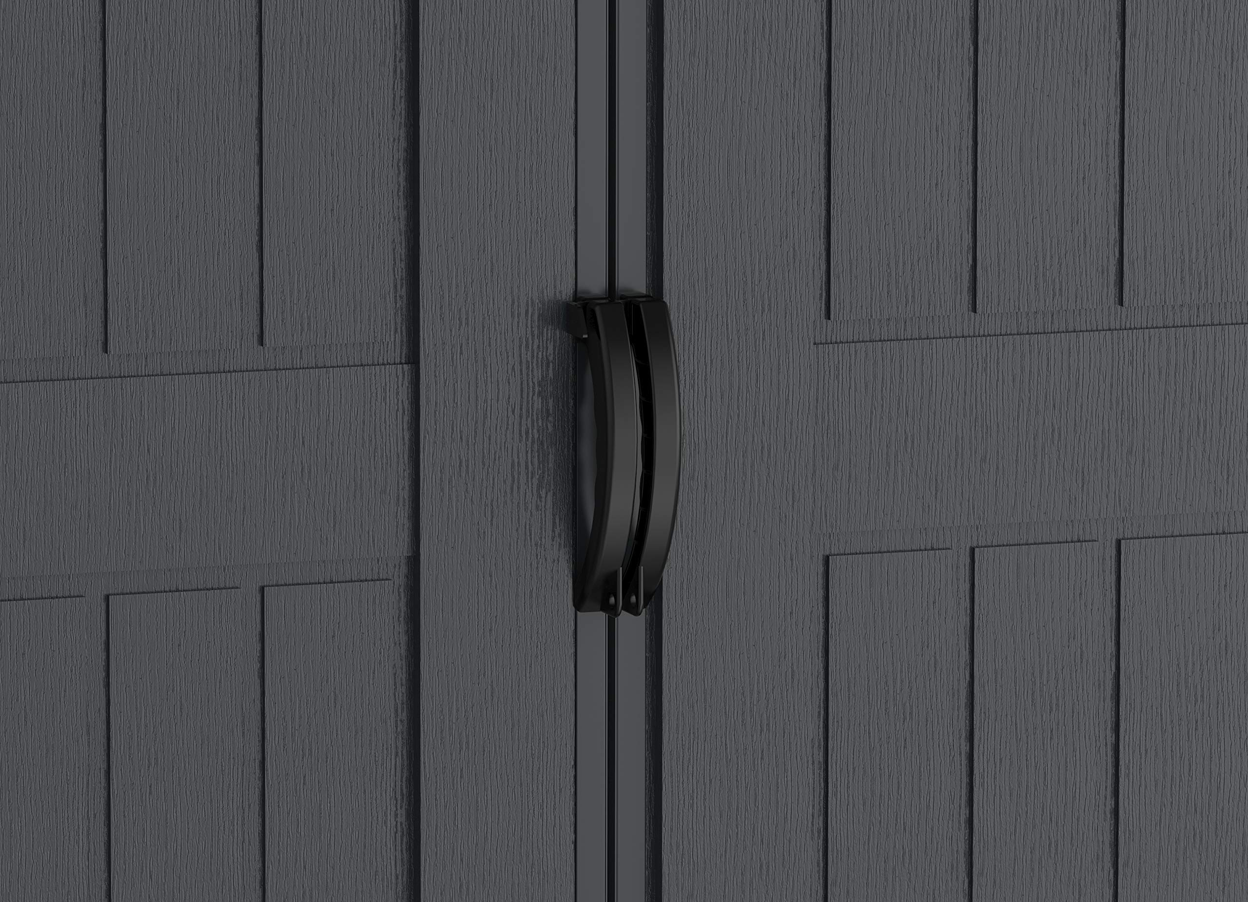 【Storage Shed】6' x 6' PLUS Plastic Garden Shed with Plastic Floor & Fixed Window