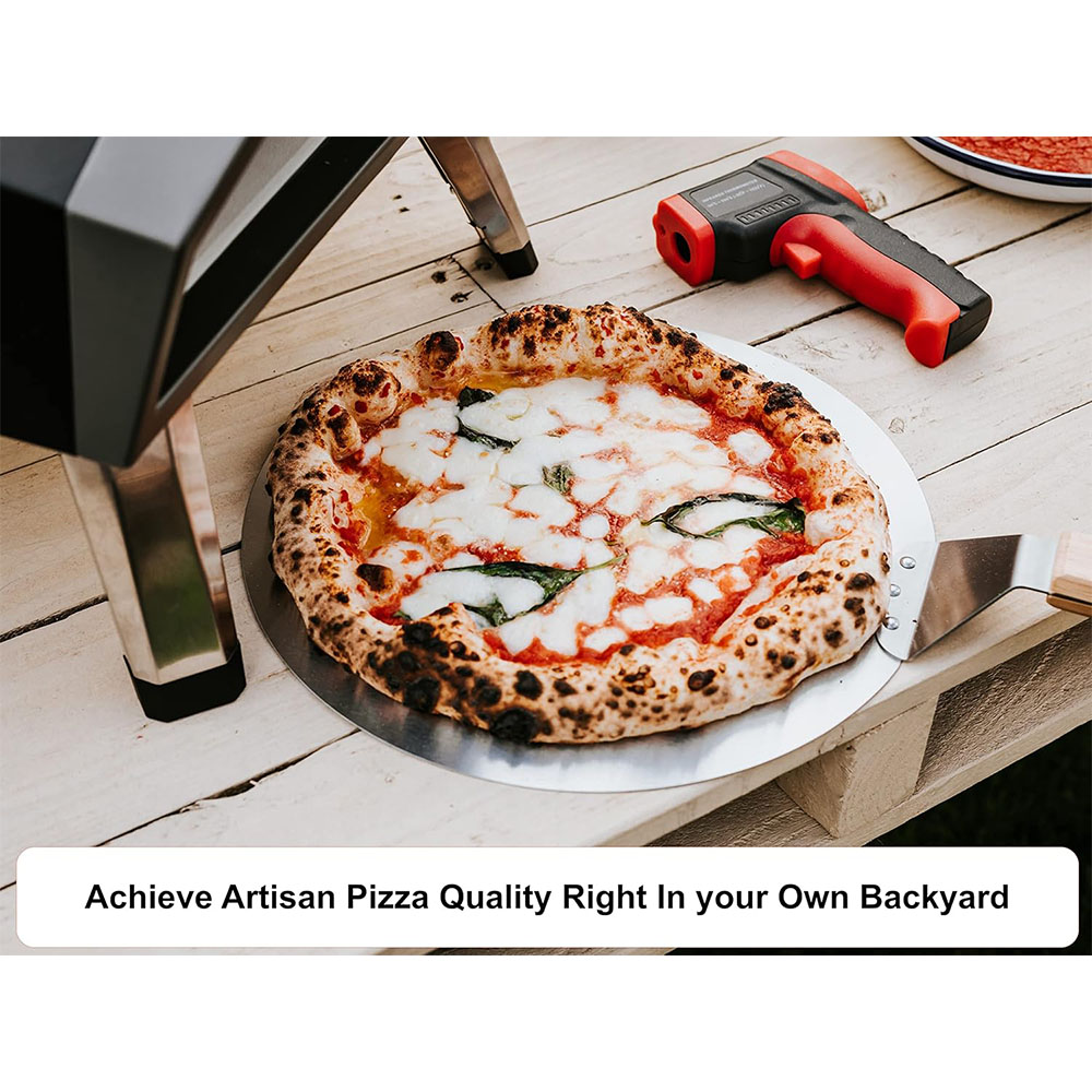 HUNGRY CHEF Pizza Oven and Outdoor Grill, Pizza Accessories with Outdoor Thermometer