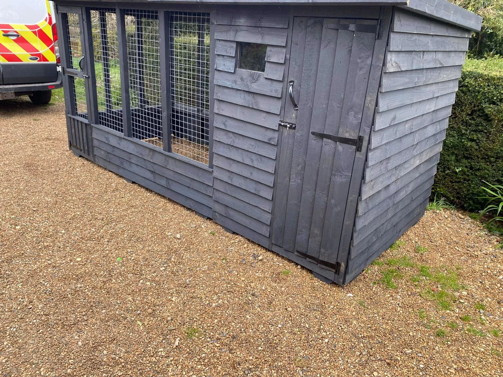 Dog Kennel And Run 12x5x5�?”high