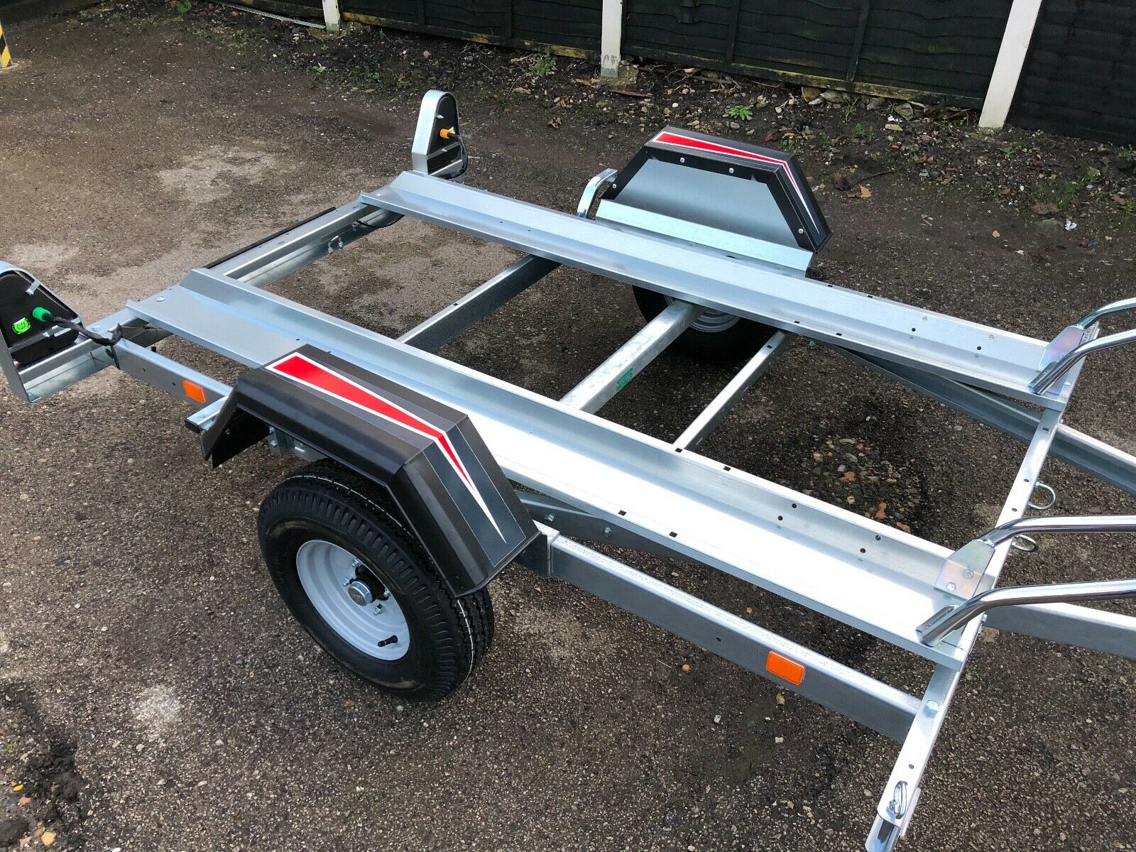  Brand New Erde CH451 Double Double Motorcycle Bike Motorcycle Trailer