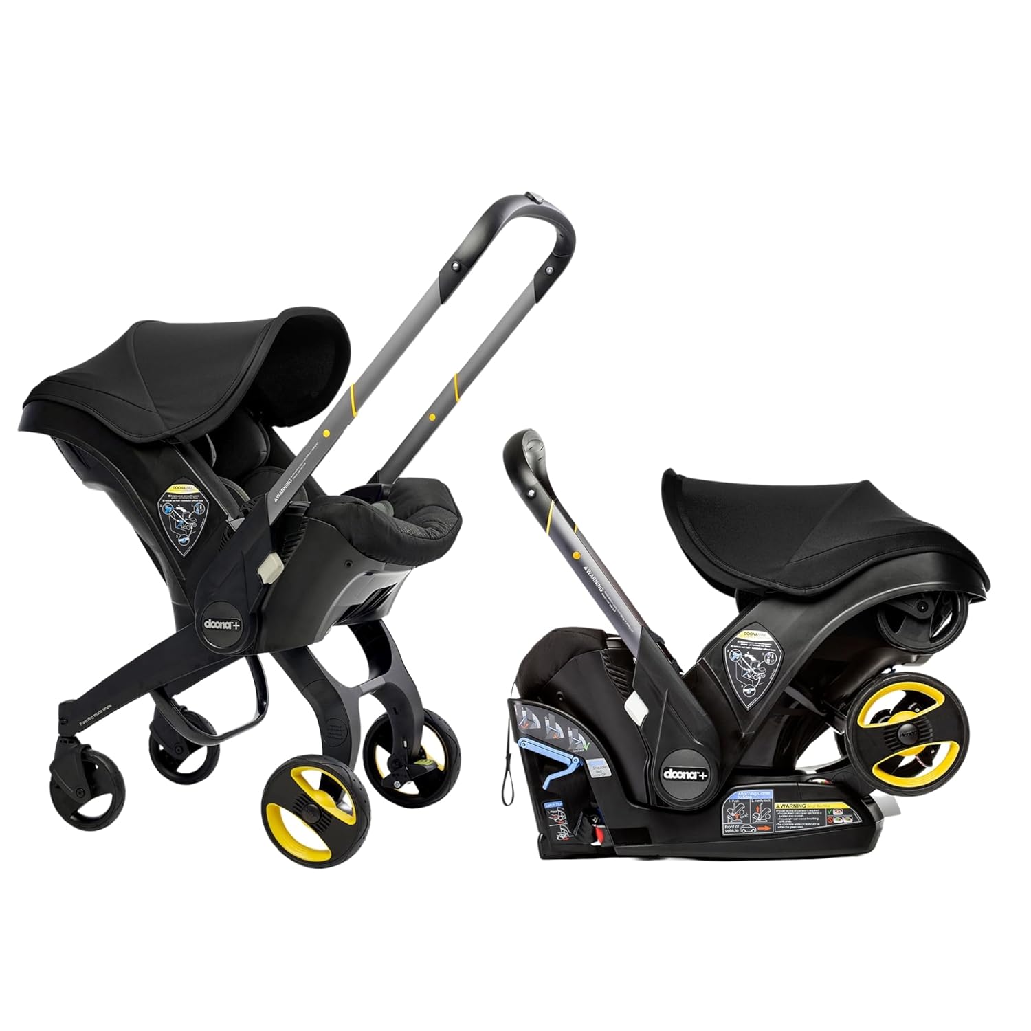 Doona Autositz & Kinderwagen, Nitro Black - All-in-One Travel System