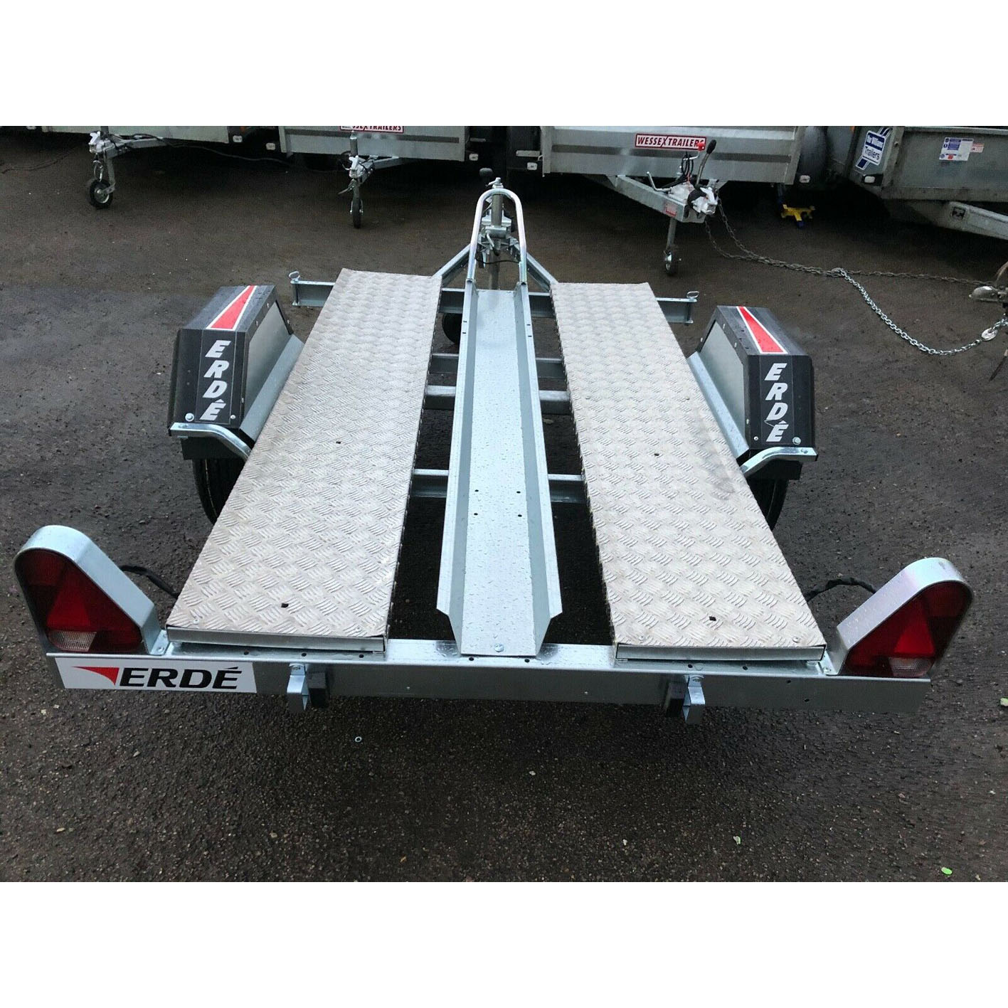 Erde CH451 Single Motorcycle Bike Motorcycle Trailer