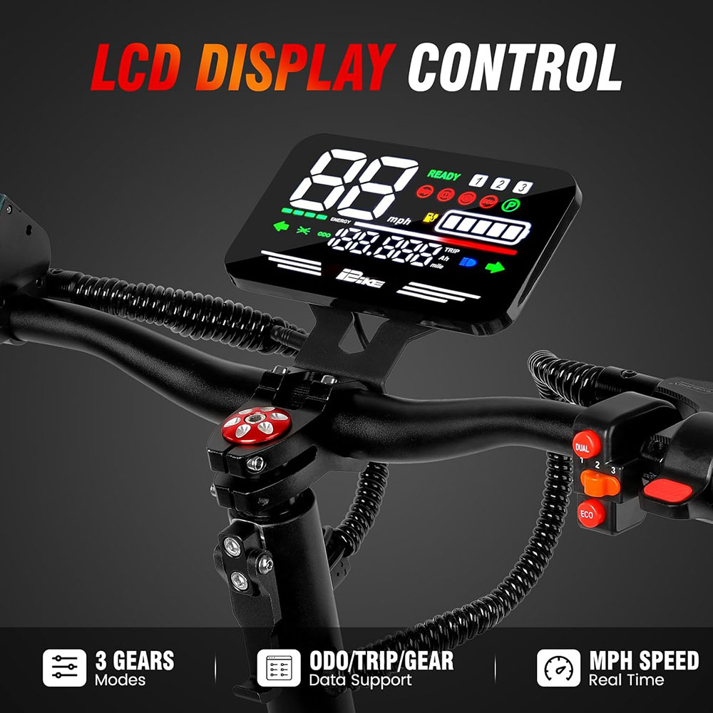 Electric Scooter for Adults，Up to 52MPH 6000W 60V Dual Motor 1440WH Battery