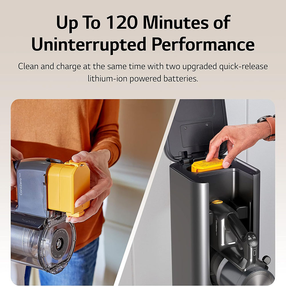 LG CordZero A937 - Cordless Stick Vacuum Cleaner with Auto-Empty Base