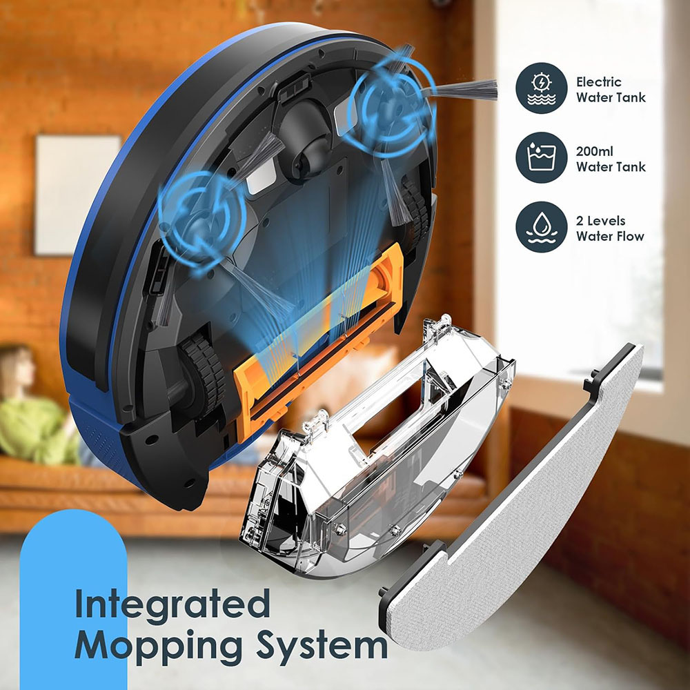 3 in 1 Mopping Robotic Vacuum with Schedule