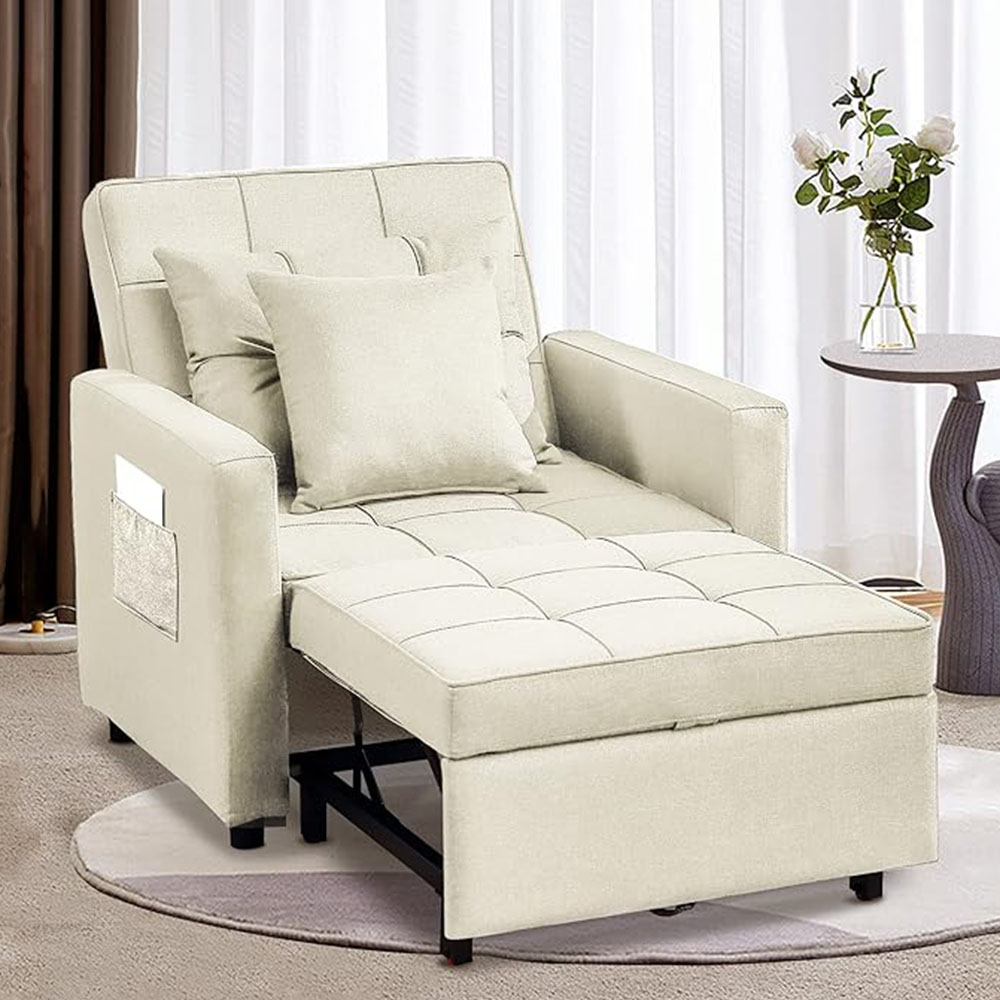 XSPRACER  Convertible Sleeper Chair Bed 3 in 1